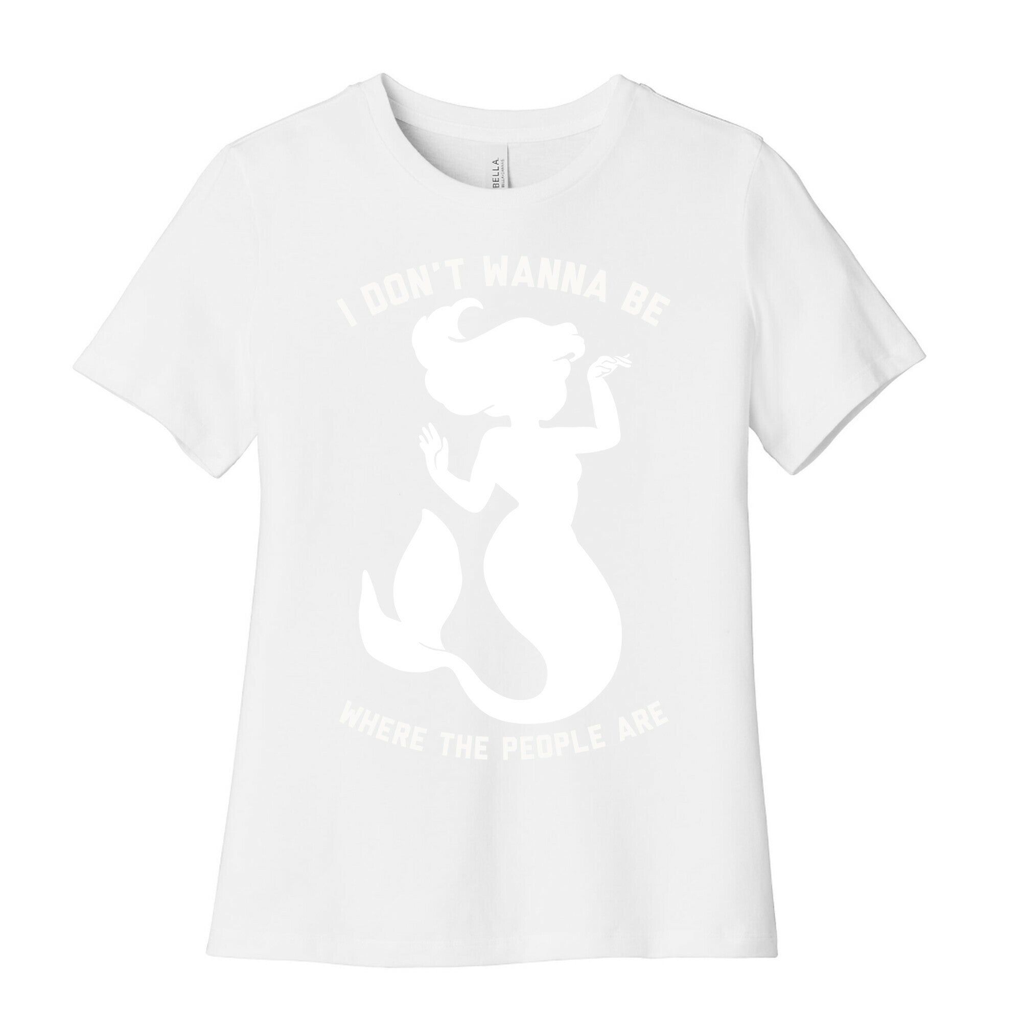 I Don't Wanna Be Where The People Are Women's Cotton Tee